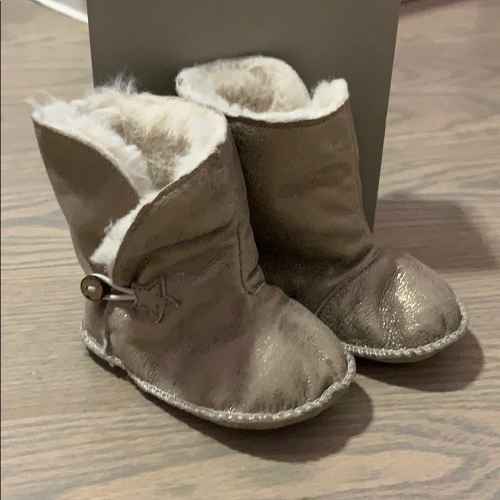 Zara baby girl leather winter boots